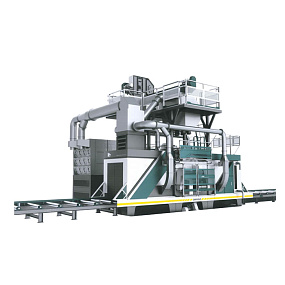 Дробеметная установка с рольгангом QH6915